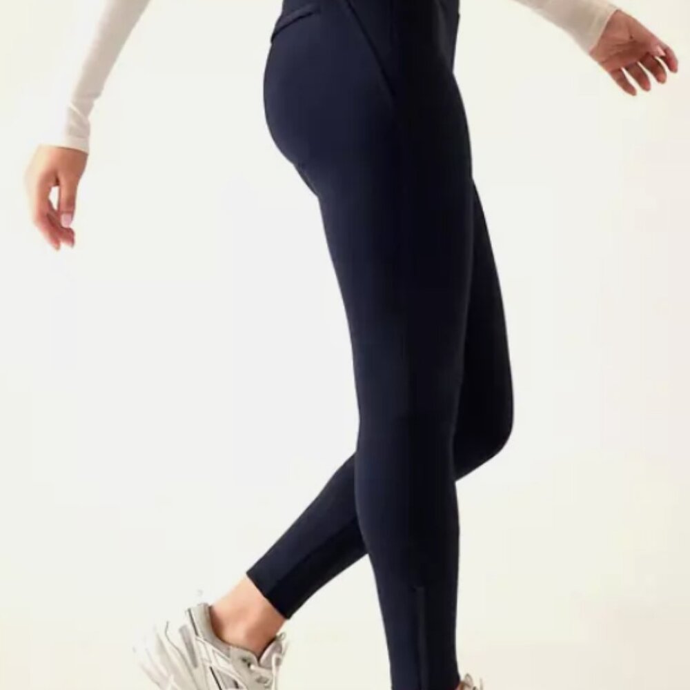 NWT Athleta Delancey Skyline Tight NAVY Sculptek M Medium